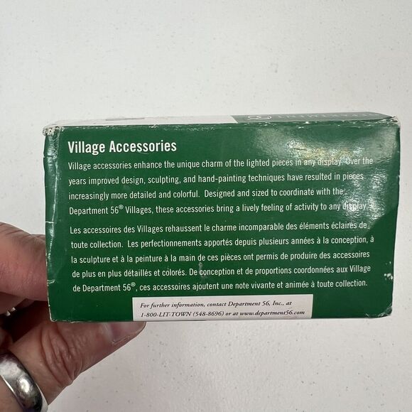 Department 56 Village Accessories Candy Cane Bench Christmas Village #56.52669 - Picture 7 of 7